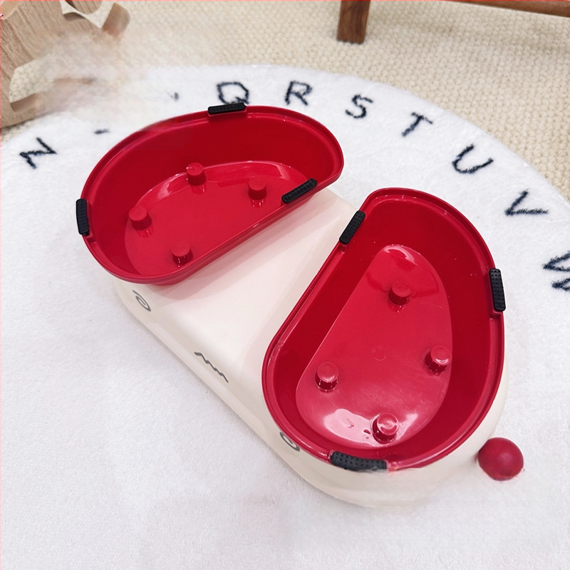 Kõrge lemmikloomakauss, ümberkukkumisvastane, kaelalülide kaitse, topeltkauss söötmiseks ja joomiseks, eraldi pakendatud kaks-ühes kassikauss