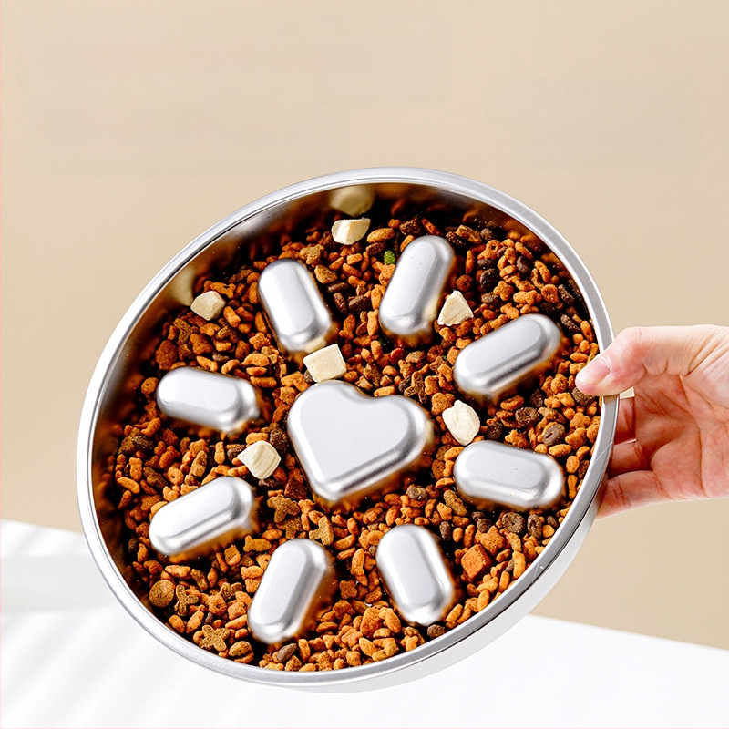 Lemmikloomakauss, aeglase toiduga kauss, koerakauss, koerakauss, roostevabast terasest veekauss, kaelakaitse, koeratoidukauss, koeratoidukauss, lemmikloomatarbed