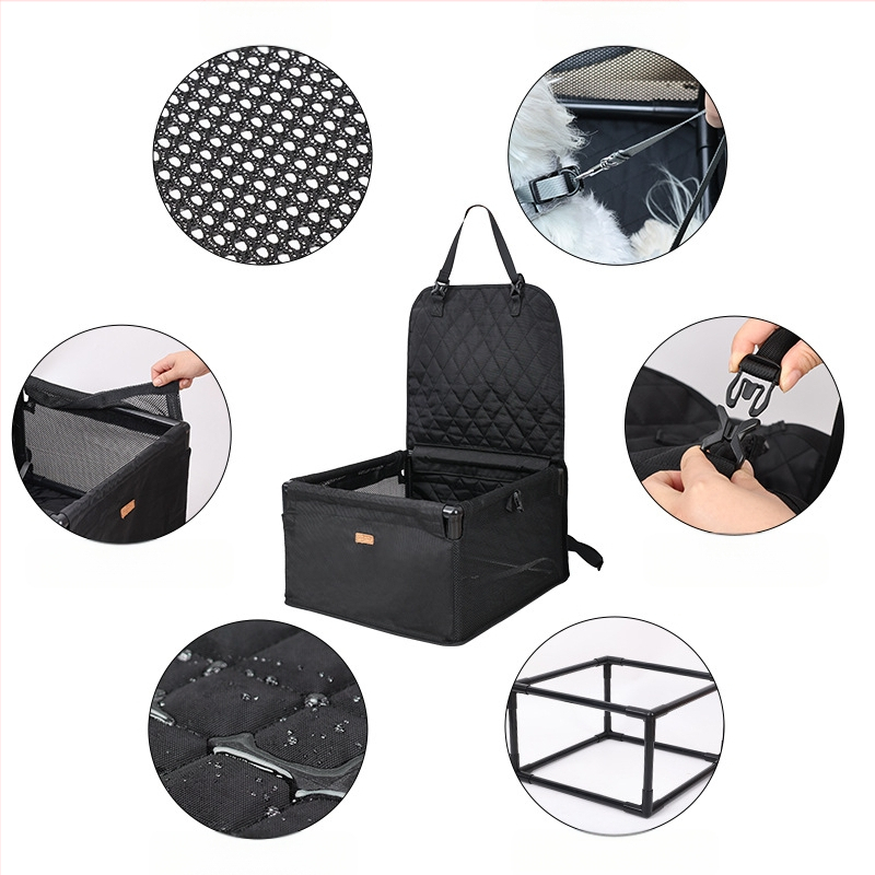 Väikese ja keskmise suurusega koera autopuur esi- ja tagumise rea autopesa lemmiklooma turvaistmepadi piiriülene lemmiklooma autopuur