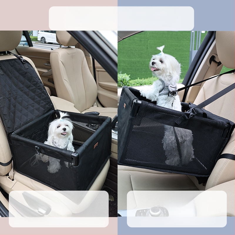 Väikese ja keskmise suurusega koera autopuur esi- ja tagumise rea autopesa lemmiklooma turvaistmepadi piiriülene lemmiklooma autopuur