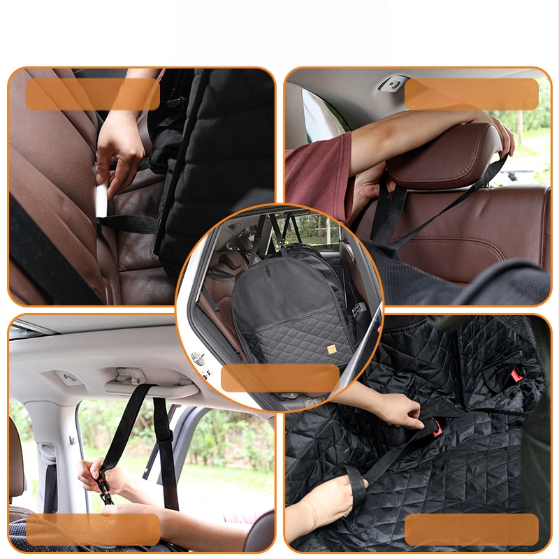 Podesivi kavez za kućne ljubimce za montažu u automobilu, srednji i veliki, tunelski kavez za pse, prijenosni kućni ljubimci, zaštita od prljavštine u automobilu, pribor za kućne ljubimce