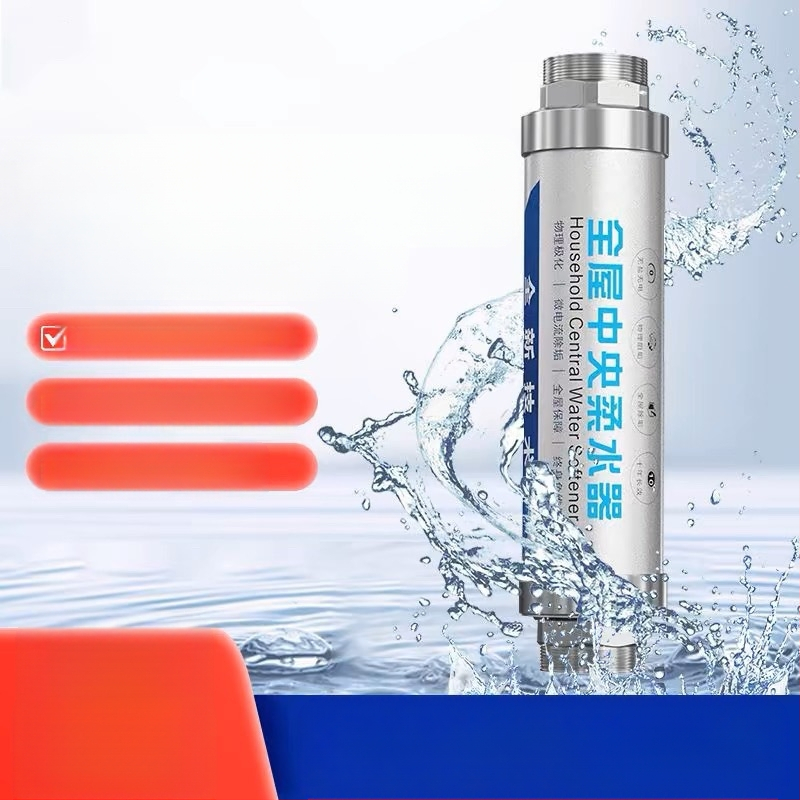 Viso namo centrinis vandens minkštiklis Vandens minkštiklis Vandens valytuvas Didelio srauto vandentiekio vandens išankstinis filtras skalei pašalinti