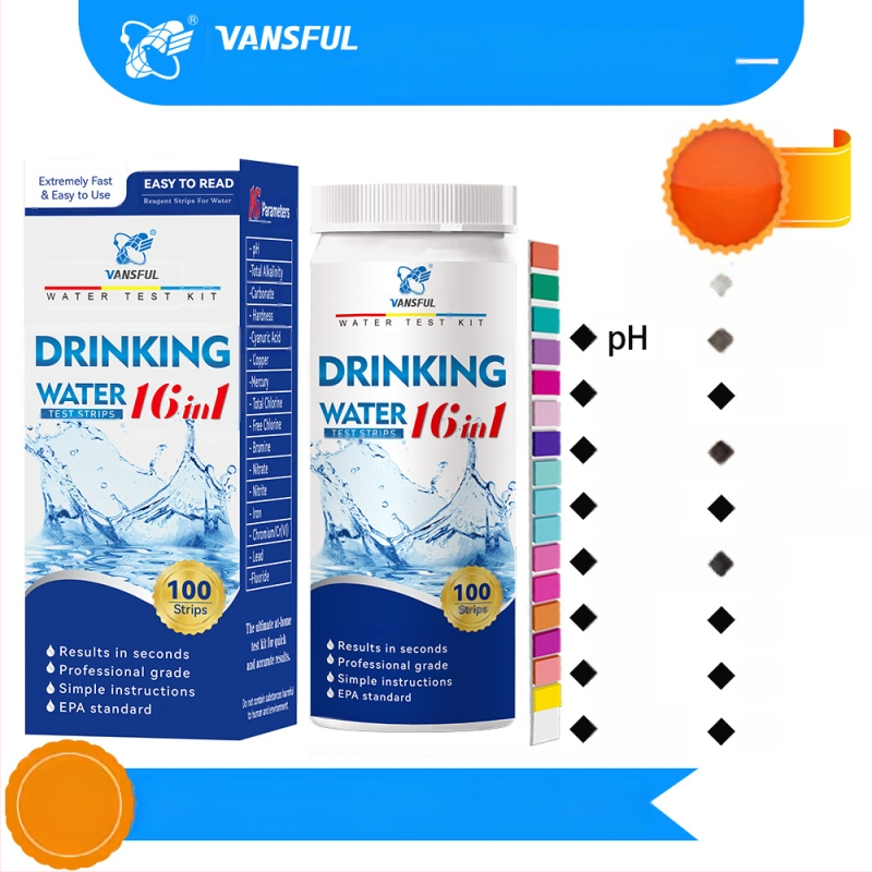 Piiriülene e-kaubandus Wanchengi bioloogilise vee puhastaja joogivesi kraanivesi basseinivee testribad 16 ühes