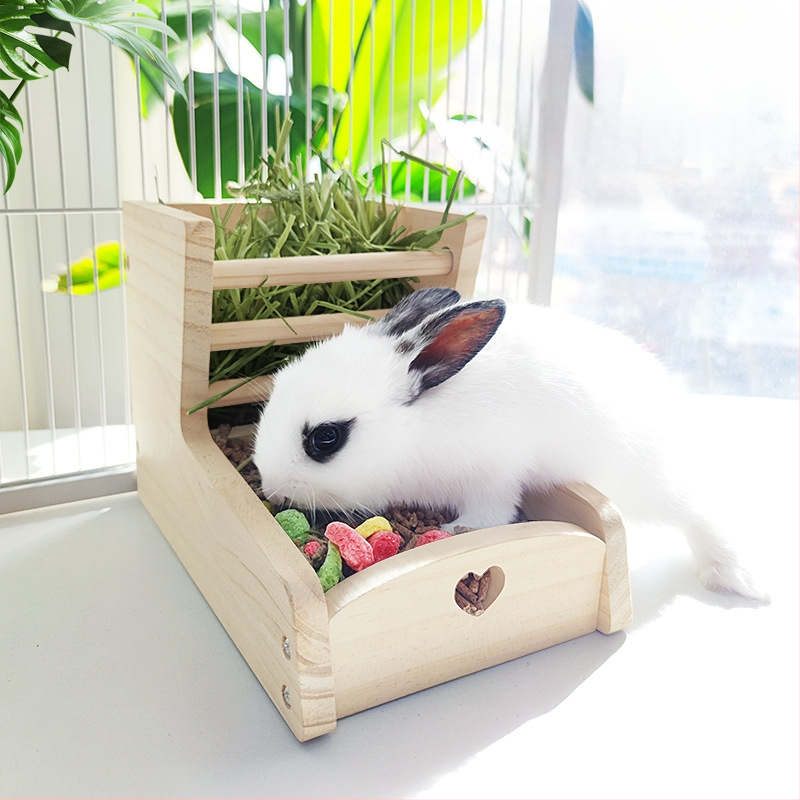 Házinyúl etető fűnyíró fűnyíró állvány tengerimalac csincsilla nyúl fa kettő az egyben fűnyíró állvány hulladékmegelőzés beépített rögzíthető