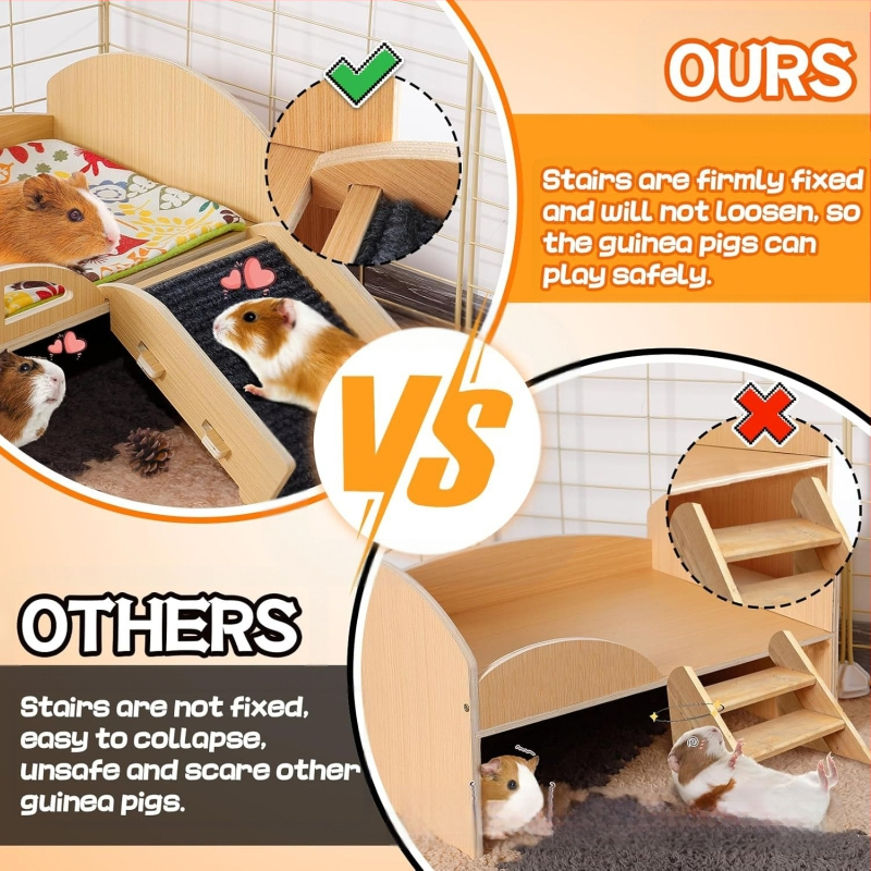 Lemmikloomapesa, hamstri, Totoro, merisea, puidust riiul, väikeloomade voodiplatvorm neljaks aastaajaks