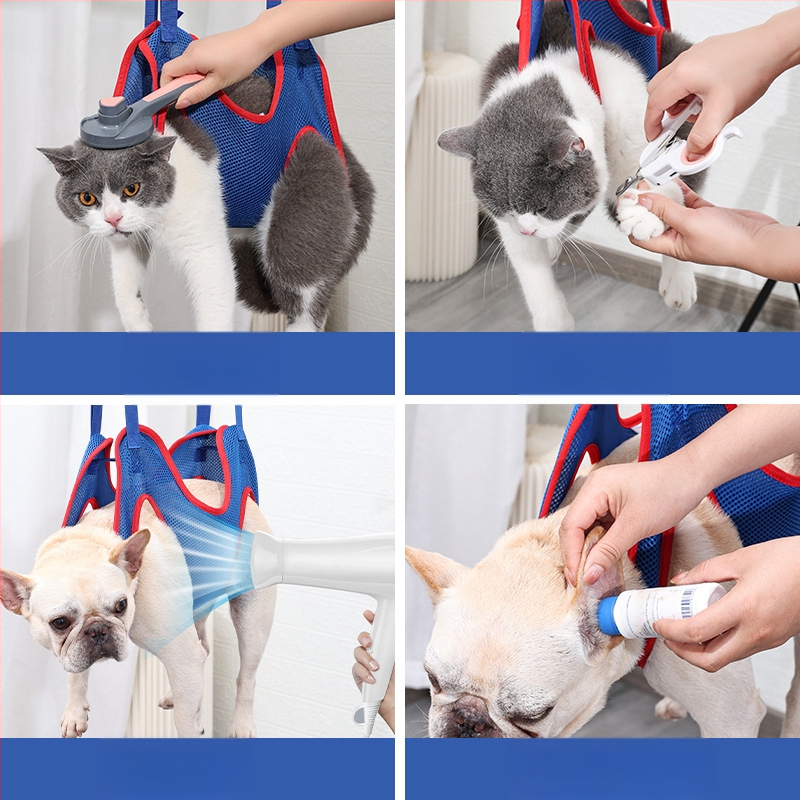 Doremi Amazon Explosions Pet Beauty Hammock kassid ja koerad küünte lõikamine hooldus ilu abivõrkkiik