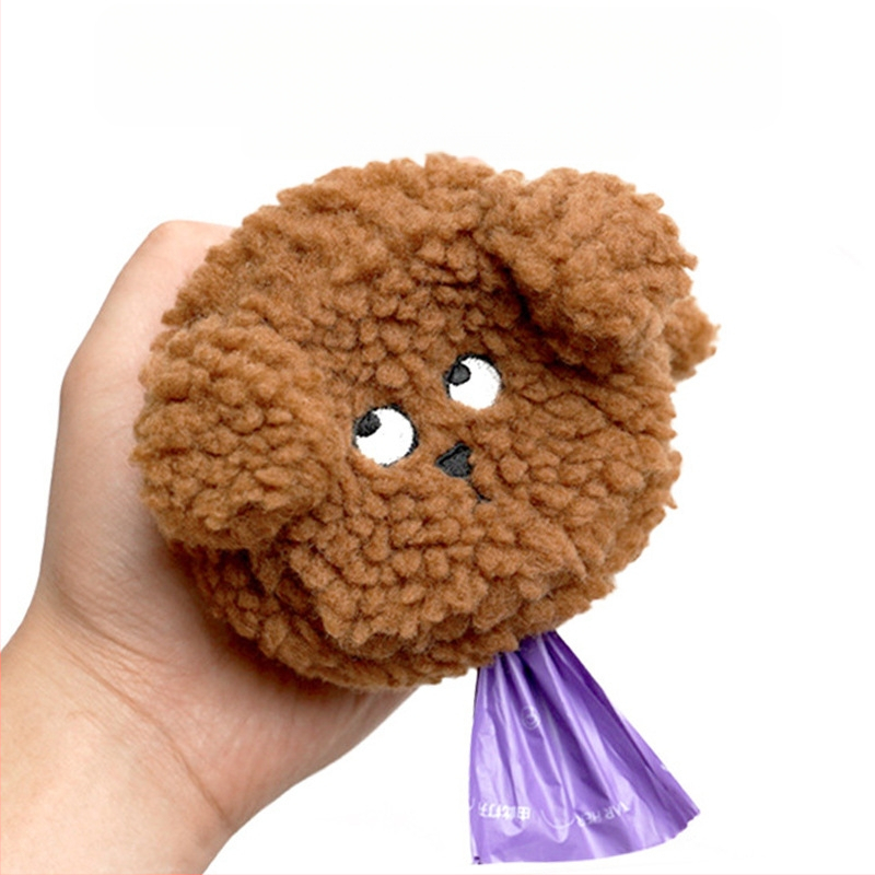 Диспенсър за торбички за кучешки изпражнения, торбичка за съхранение, принадлежности за събиране на изпражнения