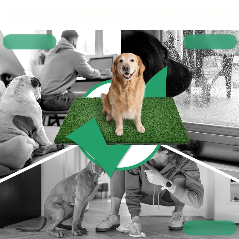 Tootja imitatsioonmuru lemmikloomade libisemisvastane ja lekkekindel mähkmepadi, hingav ja kergesti pestav, universaalne tualettmurumati treeningmatt koertele ja kassidele