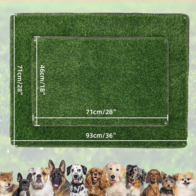 Tootja imitatsioonmuru lemmikloomade libisemisvastane ja lekkekindel mähkmepadi, hingav ja kergesti pestav, universaalne tualettmurumati treeningmatt koertele ja kassidele