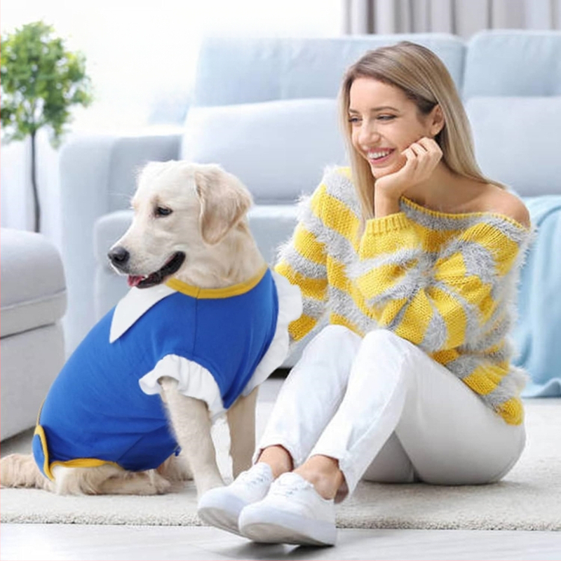 Στολή Αποστείρωσης Κατοικίδιων Ζώων, Χειρουργική Στολή, Στολή Απογαλακτισμού Σκύλου, Ρούχα Τετράποδης Φροντίδας για Ανάρρωση μετά από Χειρουργική Επέμβαση, Αναπνέουσα Στολή, Ειδική για Μεταχειρουργική Χρήση