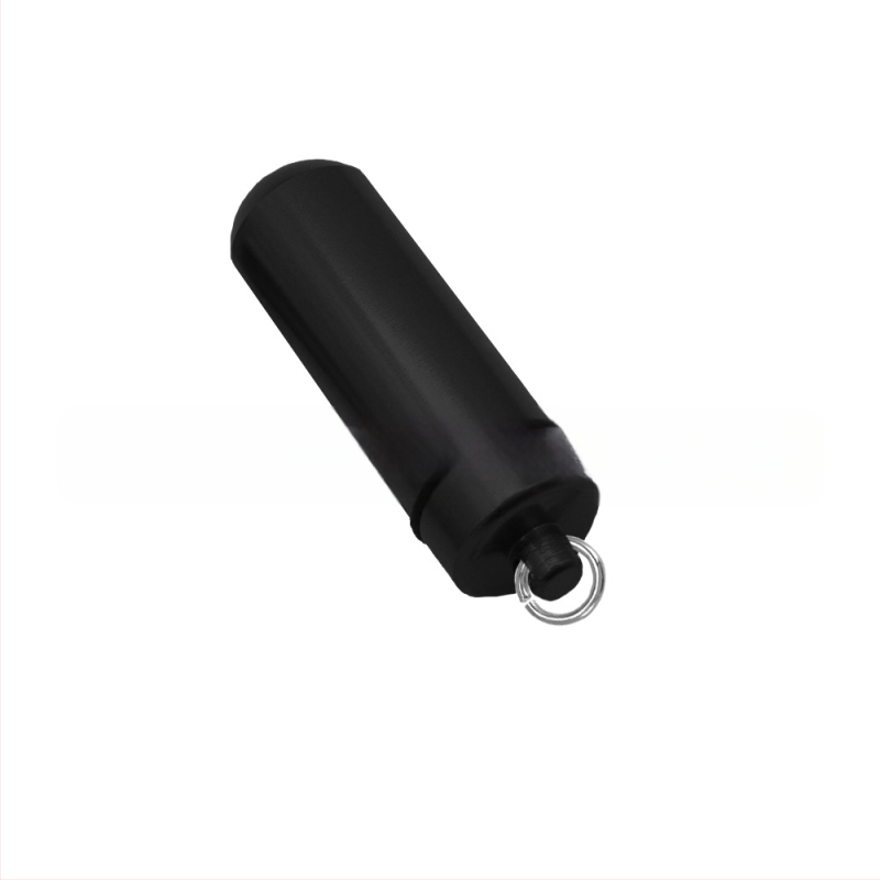 Egyszerű fekete karommintás hengeres hamu emlékérmék medál köröm felirattal személyre szabott parfümös üveg nyaklánc hamuüveg