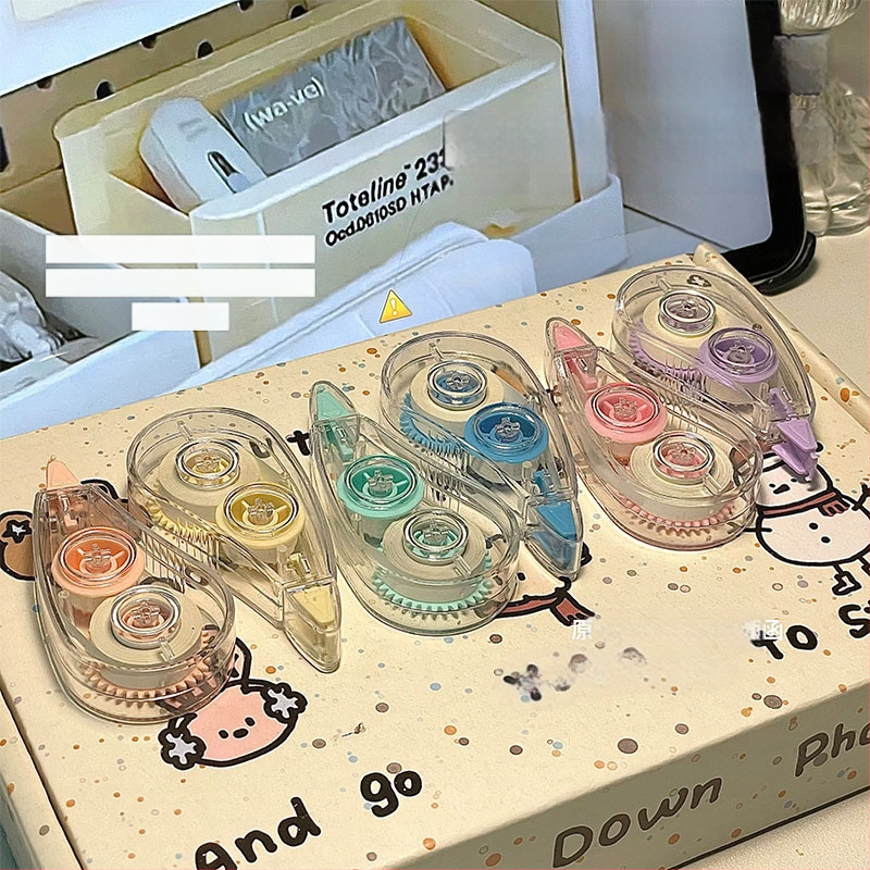 Mini basku korekcijas lentes uzvalks Augstas krāsas, vienmērīga, pārnēsājama, klusa korekcijas lente studentiem