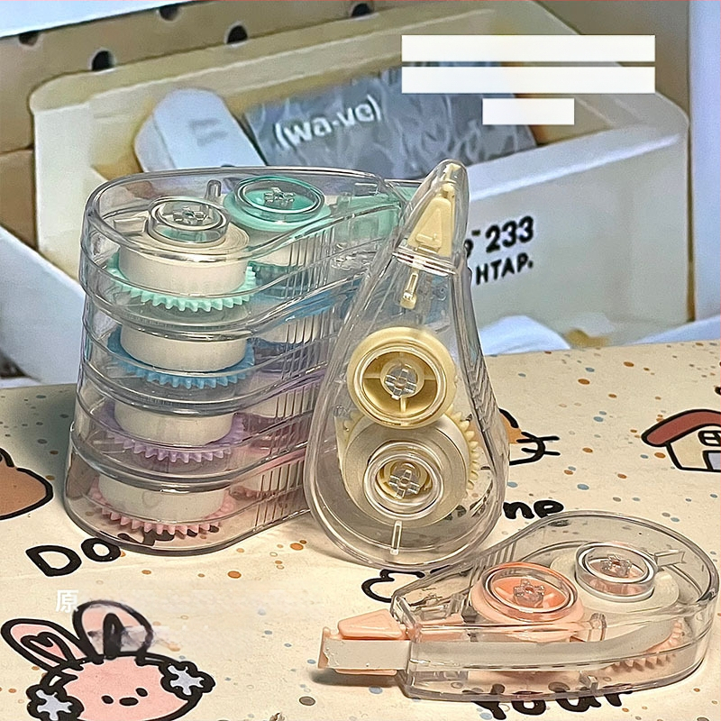 Mini basku korekcijas lentes uzvalks Augstas krāsas, vienmērīga, pārnēsājama, klusa korekcijas lente studentiem