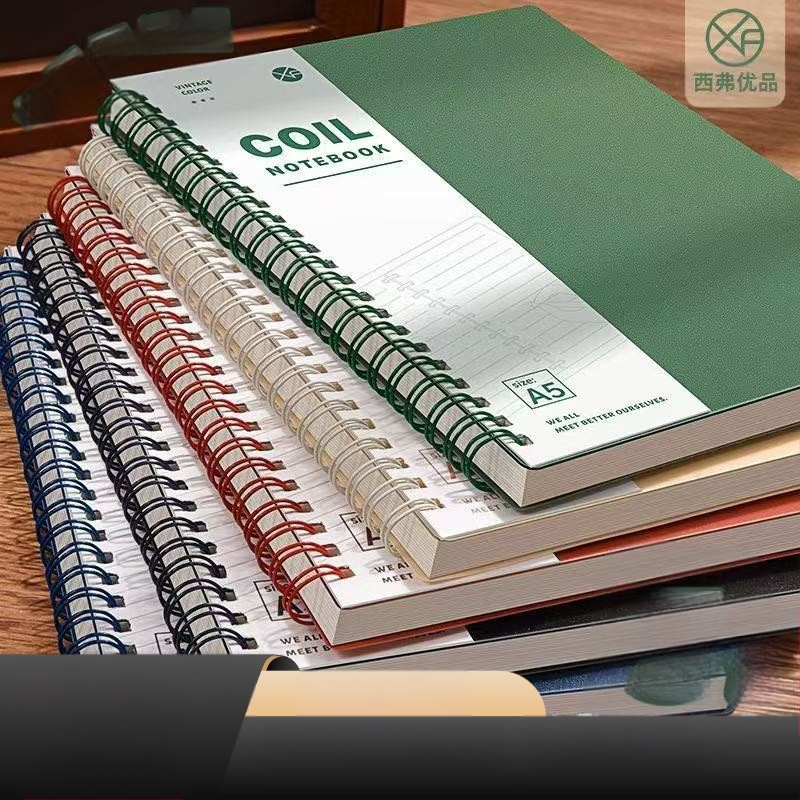 A5 Retro Simple Coil Notebook B5 Notebook Ins Liceu Student Jurnal Special Notepad Manual