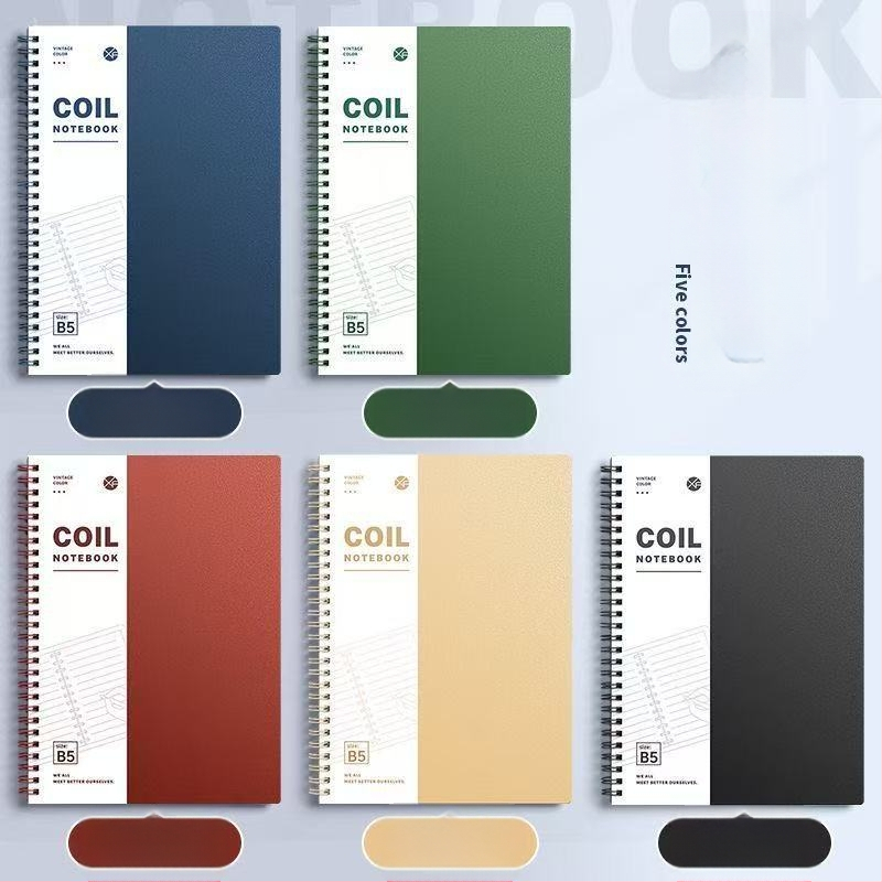 A5 Retro Simple Coil Notebook B5 Notebook Ins Liceu Student Jurnal Special Notepad Manual