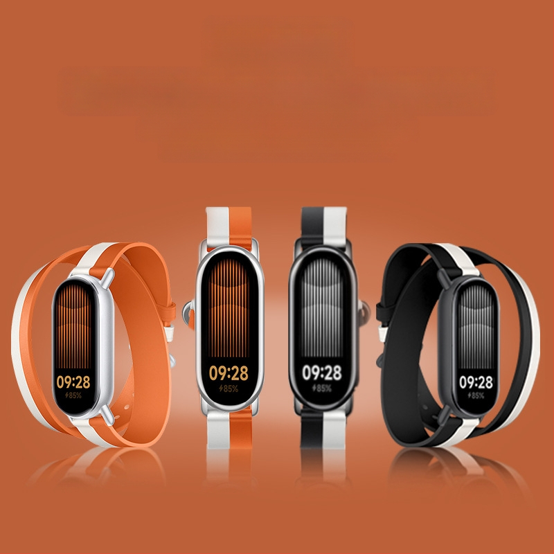 Mi Band 9 szíj bőr új Love Horse dupla gyűrűs bőr Mi Band 8/7 szíj hivatalos, ugyanaz