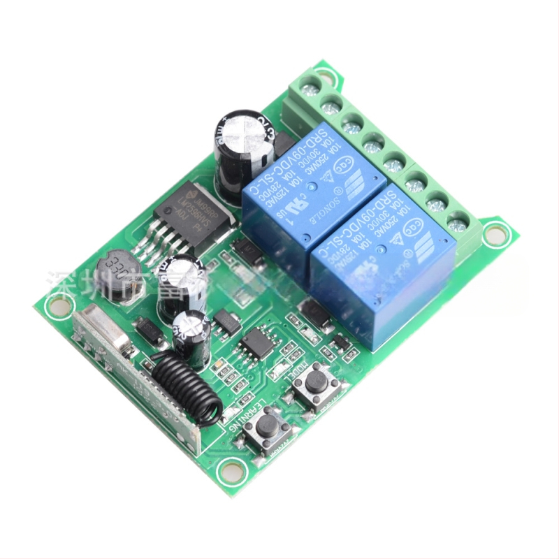 DC12V-48V 2-utas intelligens többfunkciós motorkapcsoló garázslámpákhoz autómódosításhoz RK02E fém