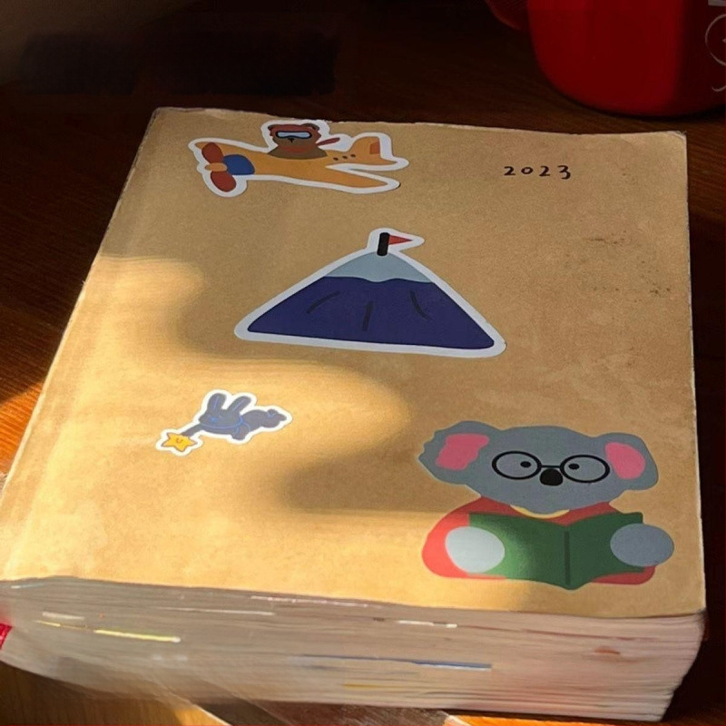 Vastagított üres jegyzetfüzet, vintage vázlatok, diák egyszerű napló, praktikus jegyzettömb, tartós kiárusítás