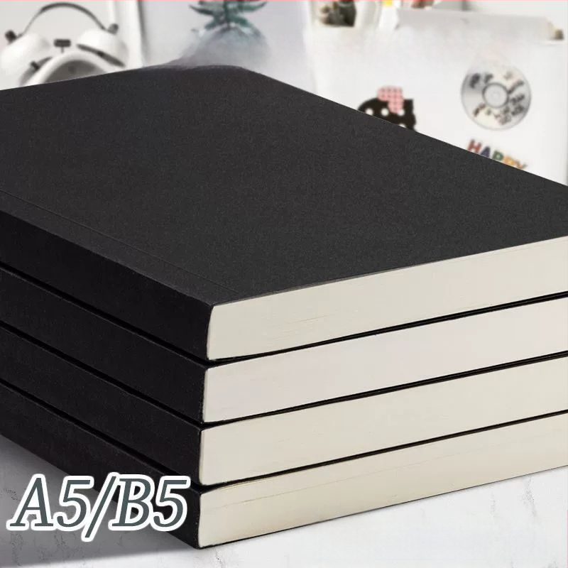 Vastagított üres jegyzetfüzet, vintage vázlatok, diák egyszerű napló, praktikus jegyzettömb, tartós kiárusítás