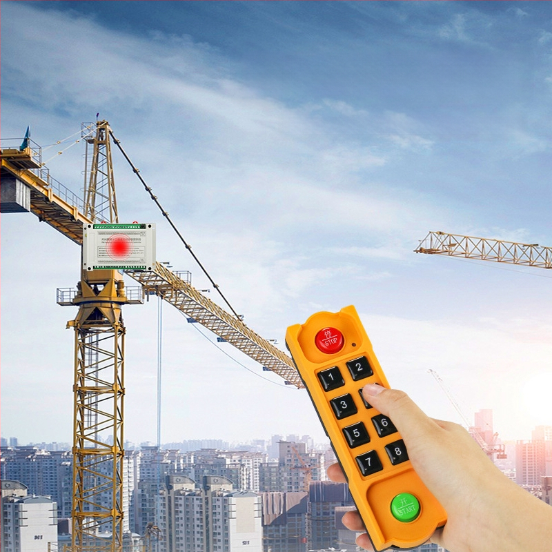 AC100-240V tööstusklassi traadita kaugjuhtimispuldi lüliti kraana segamispumba PLC moodul veekindel kaugjuhtimispuldi käepide