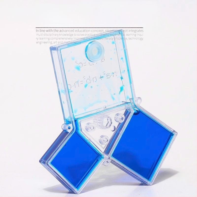 Pythagorase teoreemi mudel Õpilase matemaatika loodusteaduste eksperiment Õppevahendid Käsitsi kokkupandav demonstratsioonimaterjalide pakett