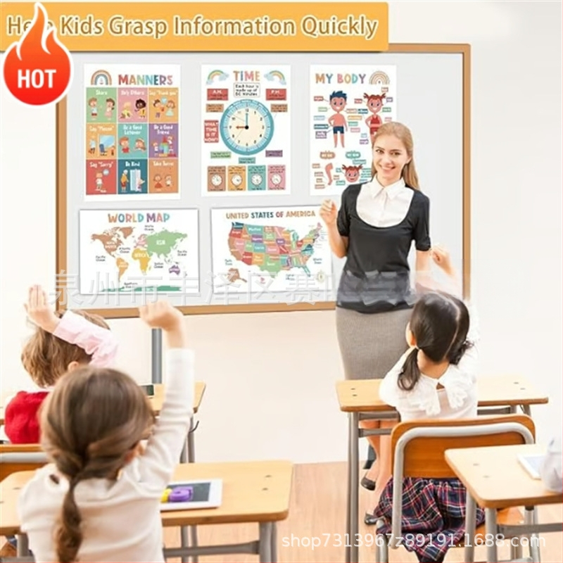 Нови образователни плакати за малки деца от цял свят16 броя