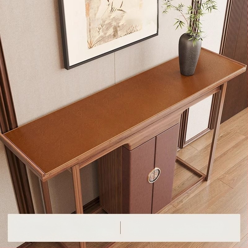 Uus retro stiilis puhvetkapi padi, tipptasemel veekindel kahepoolne nahast sissepääsulaua padi, pikk teleka kingakapi kattepadi