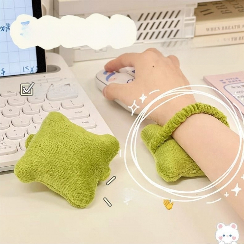 】Randmehiirepadi, väike padi, käepadi, elastne riba, klaviatuuril tippimine, kulumisvastane käetugi, käepadi, kontori randmetugi