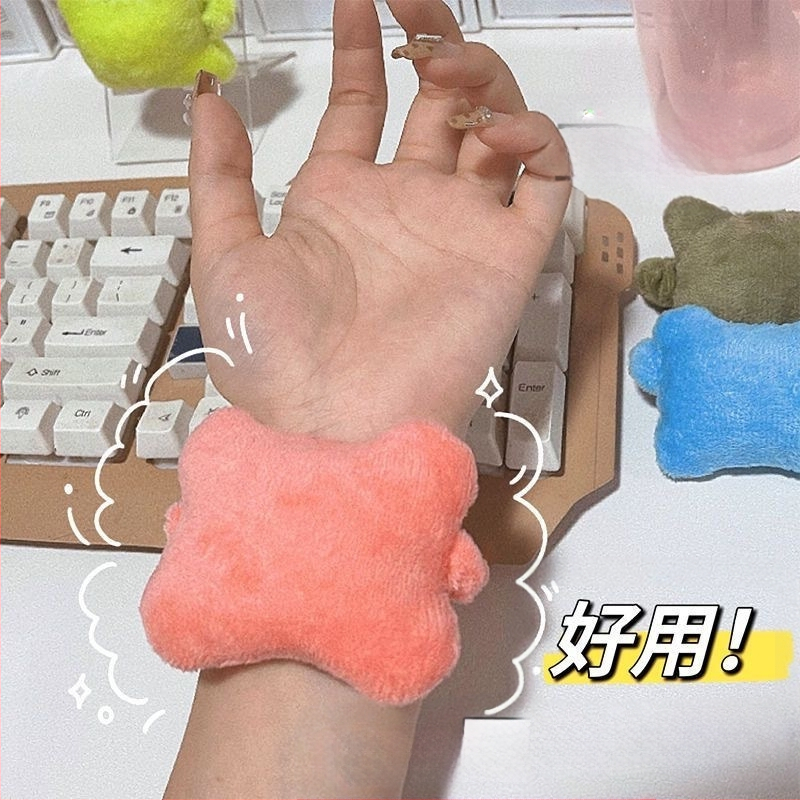 】Randmehiirepadi, väike padi, käepadi, elastne riba, klaviatuuril tippimine, kulumisvastane käetugi, käepadi, kontori randmetugi