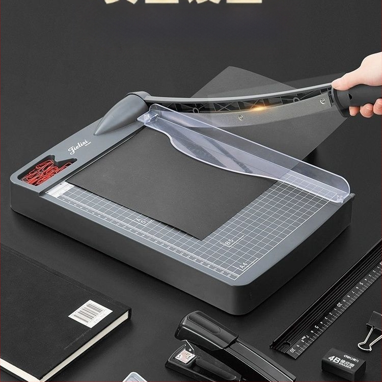 Jellis 947 eksportēts uz Japānu papīra griezēja manuālais biroja A4 papīra griezējs nerūsējošā tērauda nazis