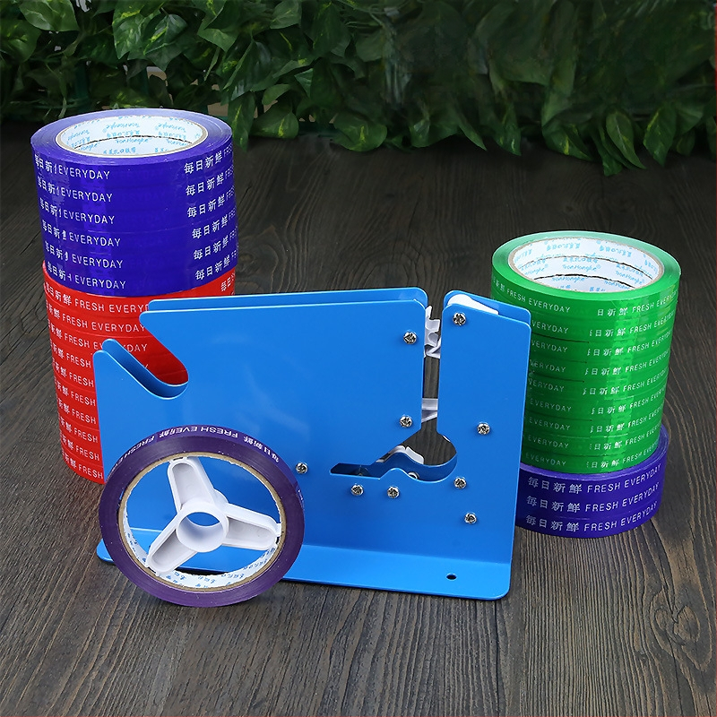 Mașină de legat pungi de plastic Mașină de balotat pentru supermarketuri îngroșată Zonă de cântărire în vrac Mașină de capăt al pungilor de cumpărături alimentare Mașină de sigilat cu bandă