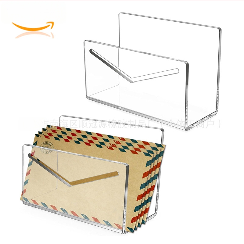 Átlátszó akril borítéktartó levélszervező levélszervező asztal függőleges levéltartó számlatartó