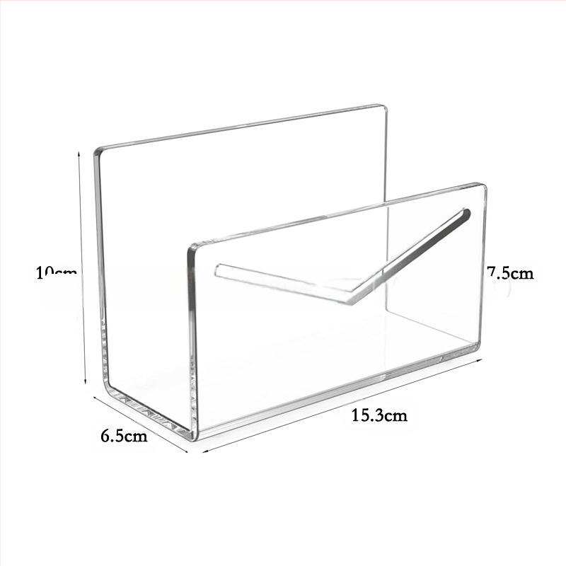 Átlátszó akril borítéktartó levélszervező levélszervező asztal függőleges levéltartó számlatartó
