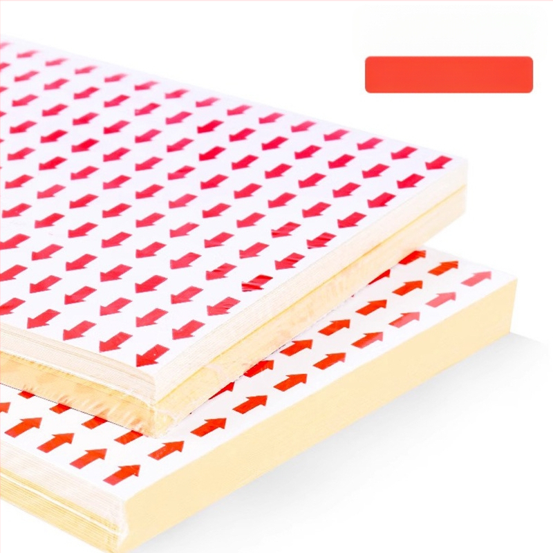 Mazas bultiņas marķēšanas uzlīmes bojātiem produktiem, pārstrādes un remonta uzlīmes, sarkanas virziena indikatora uzlīmes, pašlīmējošas uzlīmes