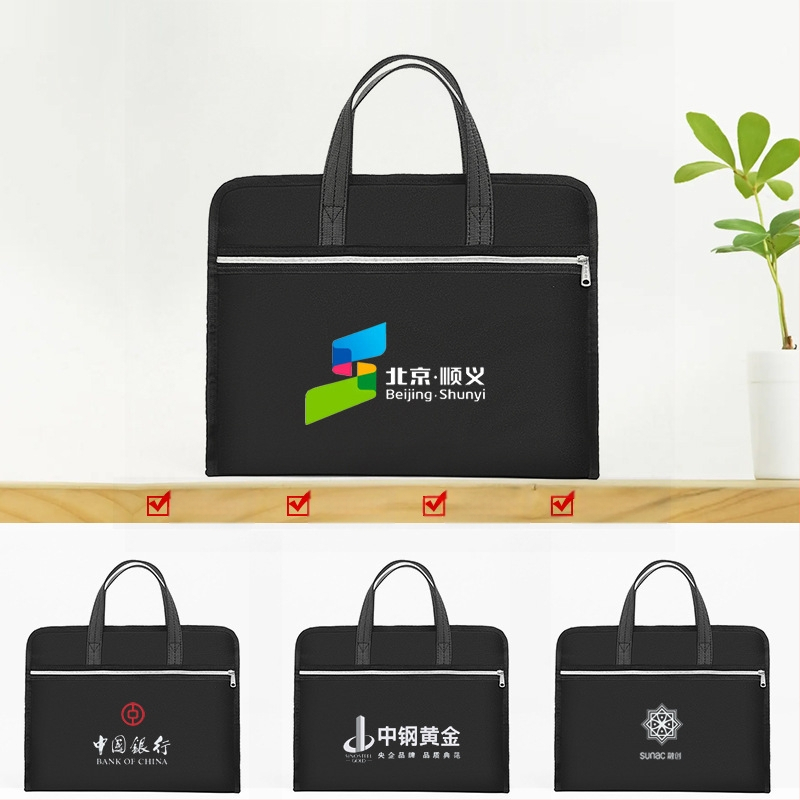 Yiyun Cheni portfell meeste dokumendikott trükiga naiste äri käekott A4 dokumendikott kohandatud logoga