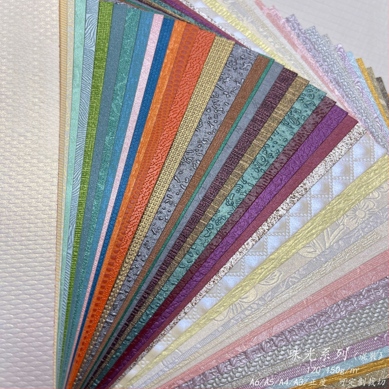 Perlamutrinių serijų mišrios kūrybinės „pasidaryk pats“ rankinės knygos retro stiliaus palaidų lapų pagrindinė medžiaga, popierius, rankų darbo medžiaga, dekoravimo fonas