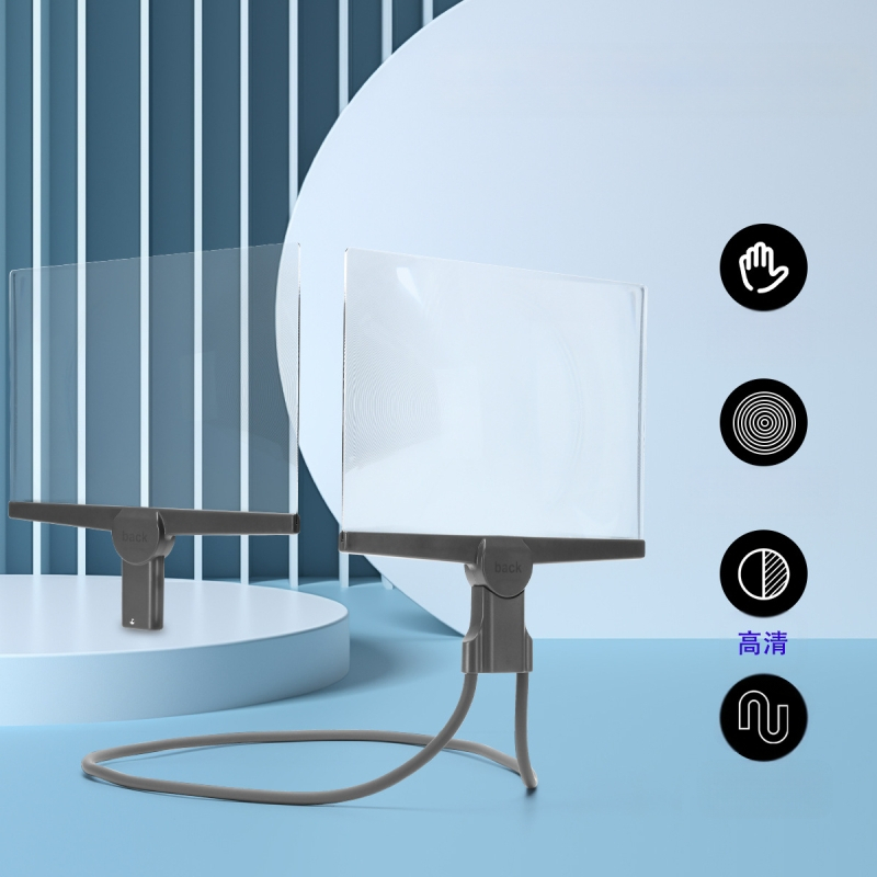 Specialus didinamasis stiklas be rankų vyresnio amžiaus žmonėms skaityti knygas ir laikraščius, skaidrus ir nedeformuotas, lengvas, didelės raiškos, ant kaklo kabantis didinamasis stiklas