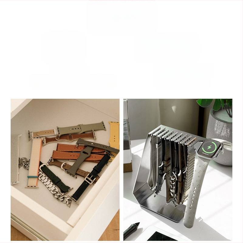 Sobiv Apple Watchi laadimisalus Rihm Hoiualus iWatch Metallist Apple Watchi laadija