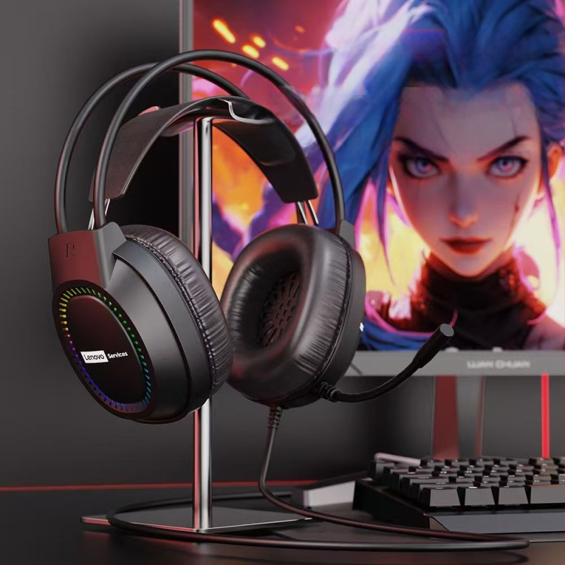 Lenovo E03Services Számítógépes Headset Headset USB Asztali Számítógép Notebook Csirke Internet Kávézó E-Sport Játék