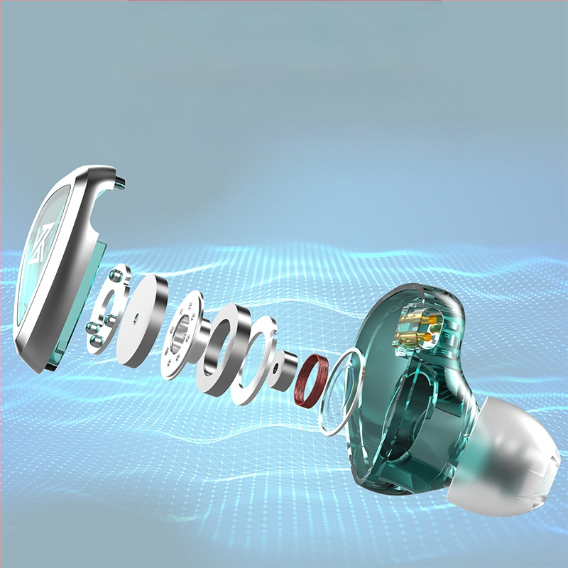 KZ-EDA dupla mágneses tekercses kombinált fejhallgató hifi láz cserélhető számítógépes játék zene univerzális fejhallgató