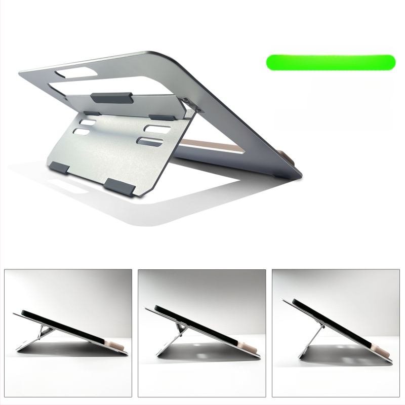 Kaasaskantav professionaalne maalimistableti alus randmetugedega, reguleeritava nurga all alumiiniumsulamist iPadi lauaarvuti alusele
