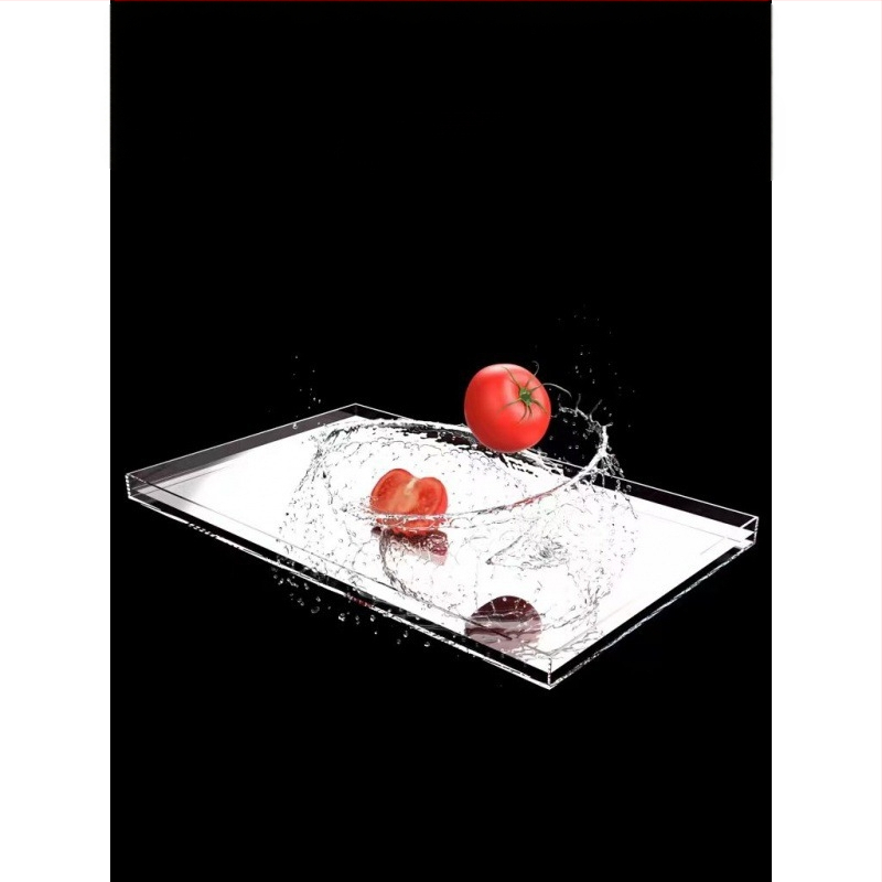 Akrila dziļūdens un sekla ūdens tvertnes ūdens baseina šaušanas aksesuāri augstas izšķirtspējas caurspīdīga zemūdens piekares testa kaste