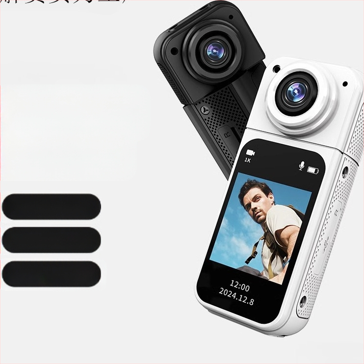 Hüvelykujj sport mellkaskamera 4K HD 360 panoráma motorkerékpár vezetési felvevő sisakkamera vlog