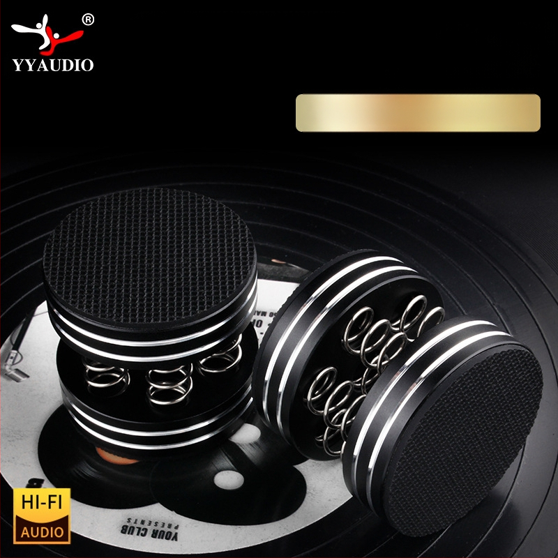 HIFI palaviku helivõimendi kõlar vedru amortisaator jalaküün CD sapi masin alumiiniumsulamist amortisaator jalapadi libisemiskindel padi