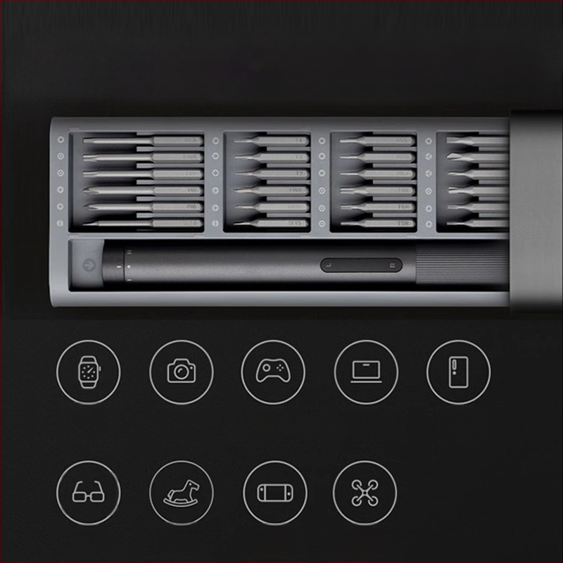 Комплект електрически отвертки Xiaomi Mijia, многофункционален преносим инструмент за разглобяване на домашен телефон, лаптоп