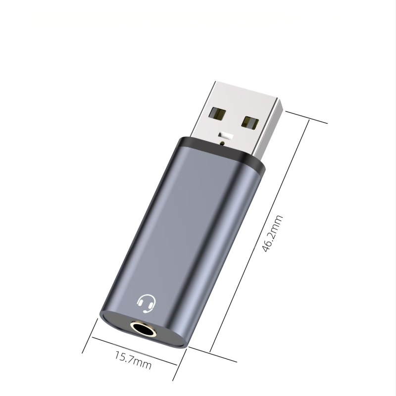3,5 mm į USB kompiuterio nešiojamojo kompiuterio sąsaja ausinių mikrofono garso adapteris skaitmeninis adapteris kabelio adapteris