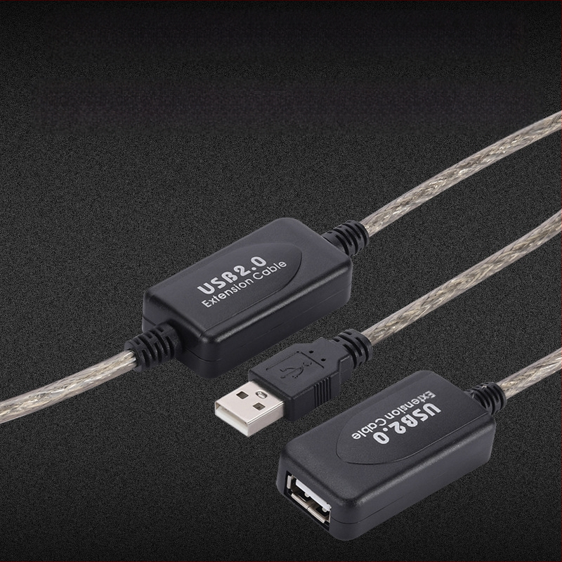 USB2.0 pikendusliin 5 meetrit 10 meetrit 15 meetrit USB isas-naissoost signaalivõimendi traadita võrgukaardi andmete pikendusliin