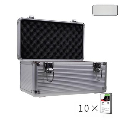 Arvuti 3,5-tolline lauaarvuti mehaaniline kõvaketta kast kaitsev hoiukarp kottlukk kindlustus turva kõvaketta kast