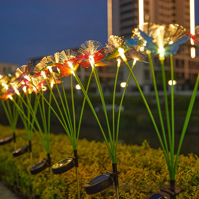 Päikesekiudoptiline libliklamp välistingimustes sisehoovis veekindel põrandalamp murulamp maastikuvilla dekoratiivsed atmosfäärituled