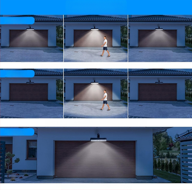 Nova solarna lampa s kopčom, vanjska indukcijska lampa za ljudsko tijelo, zidna lampa s kopčom, praktična instalacija, kamperska lampa za hitne slučajeve